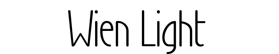 Wien Light cкачати шрифт безкоштовно